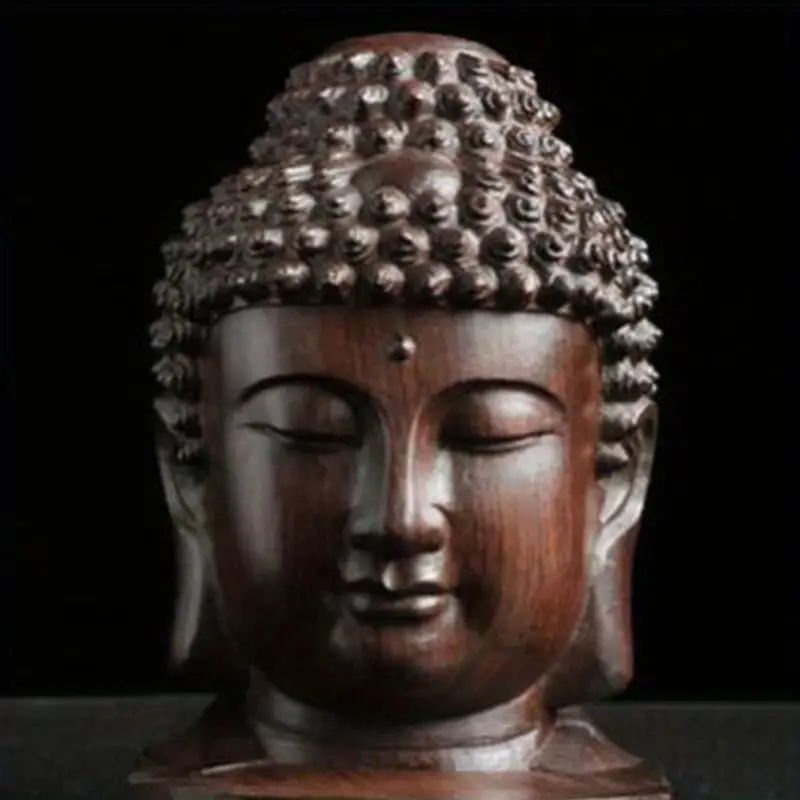 Wooden Buddha Head