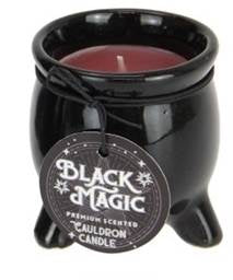 Black Magic Cauldron Candles