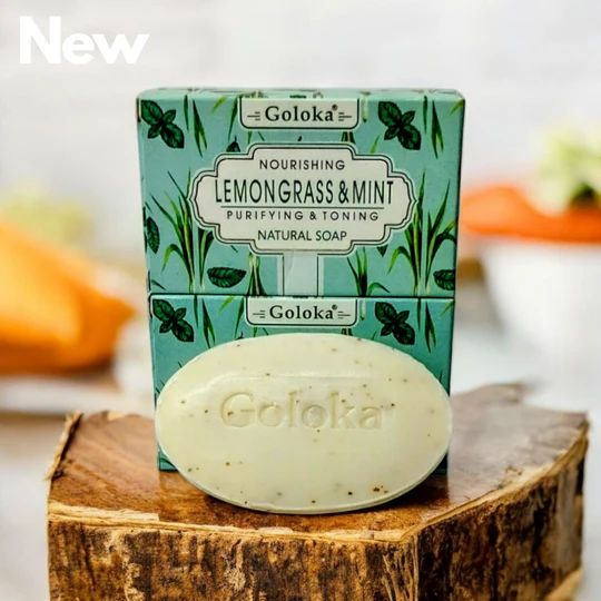 Goloka - Lemongrass & Mint Natural Soap