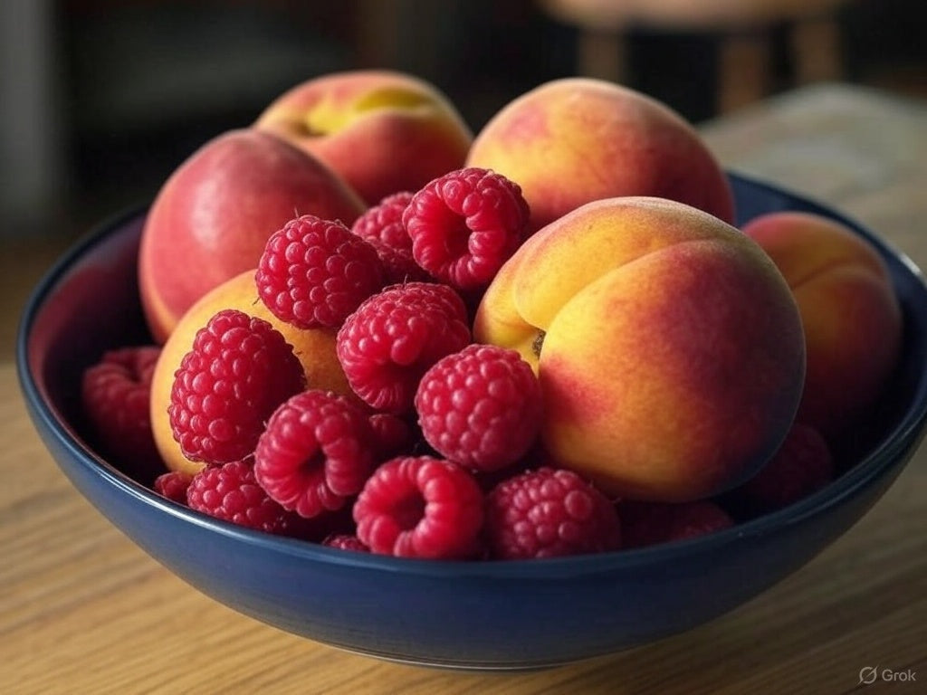 Fruits - Peach & Raspberry