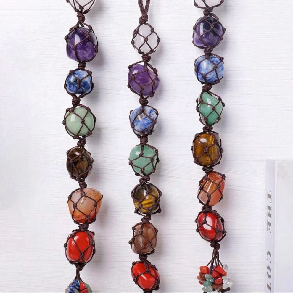 Healing Chakra Stone Pendant Hanger