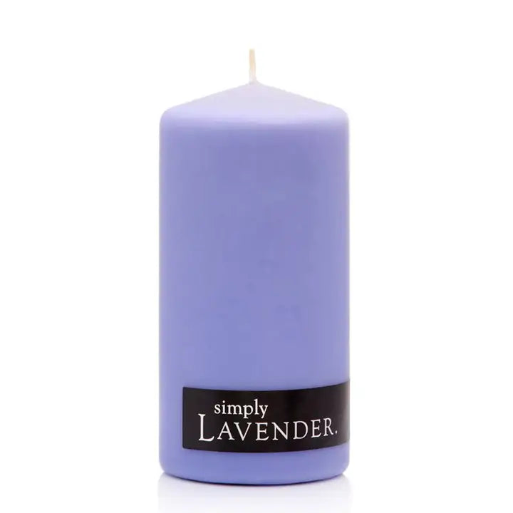 Lavender Pillar Candle