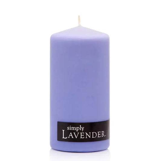 Lavender Pillar Candle