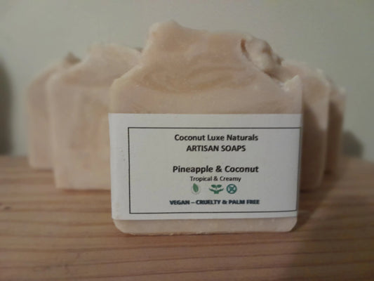 Pineapple & Coconut Handmade Soap