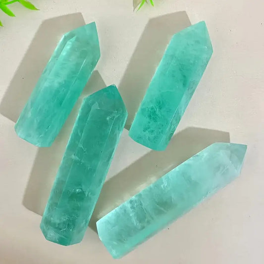 Green Fluorite Tower - Calming & Healing