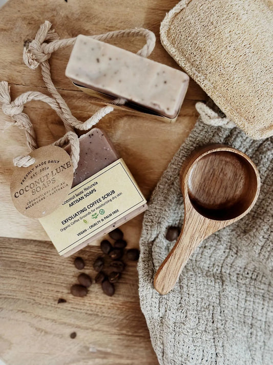 Exfoliating Coffee Scrub Handmade Soap