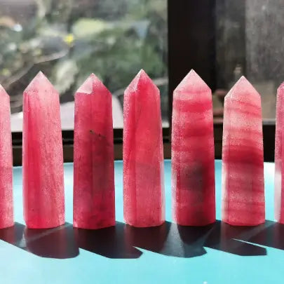 Strawberry Quartz Tower - Calming